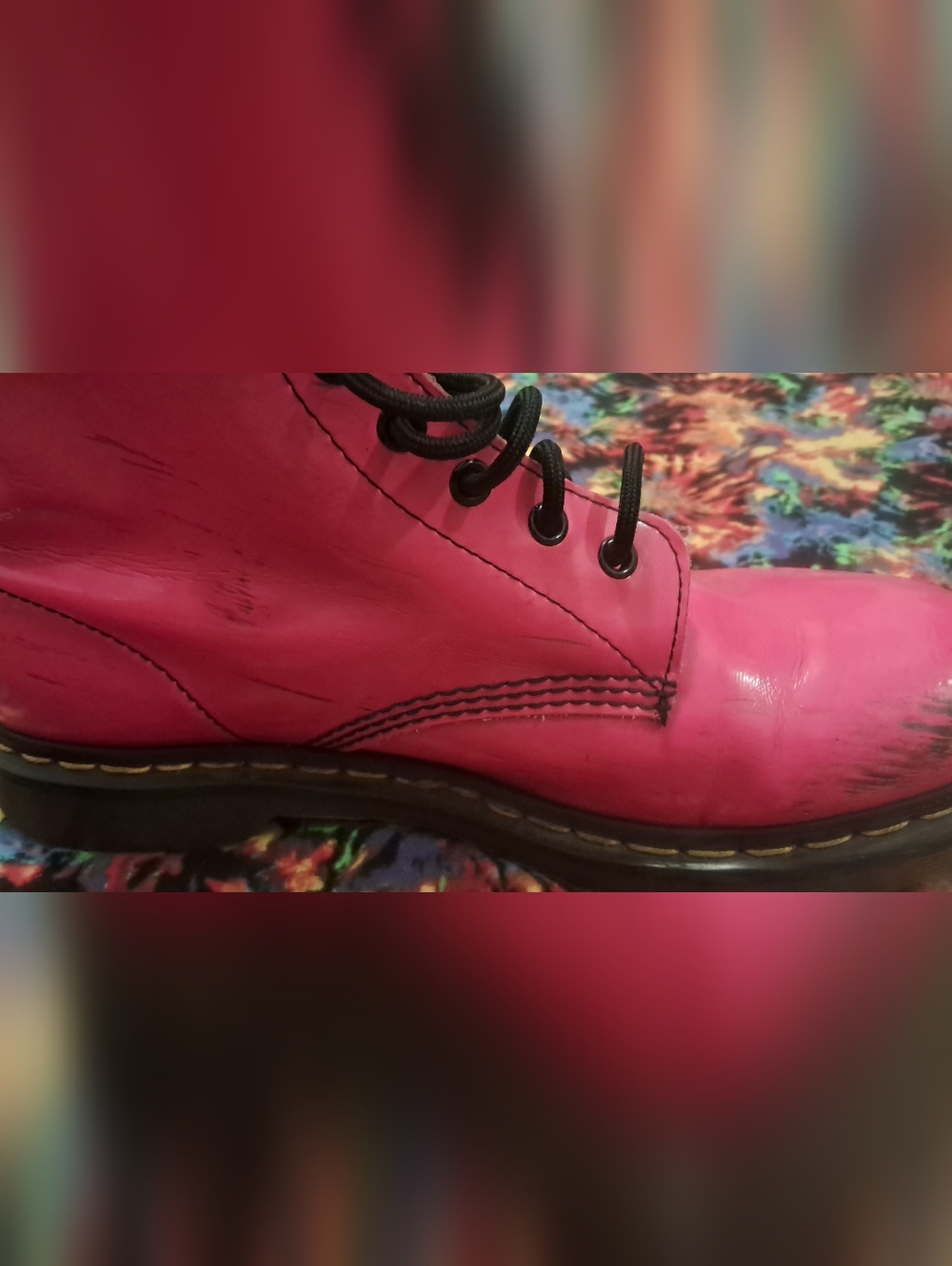 Dr. Martens Vibrant Pink Boots - Picture 4 of 12